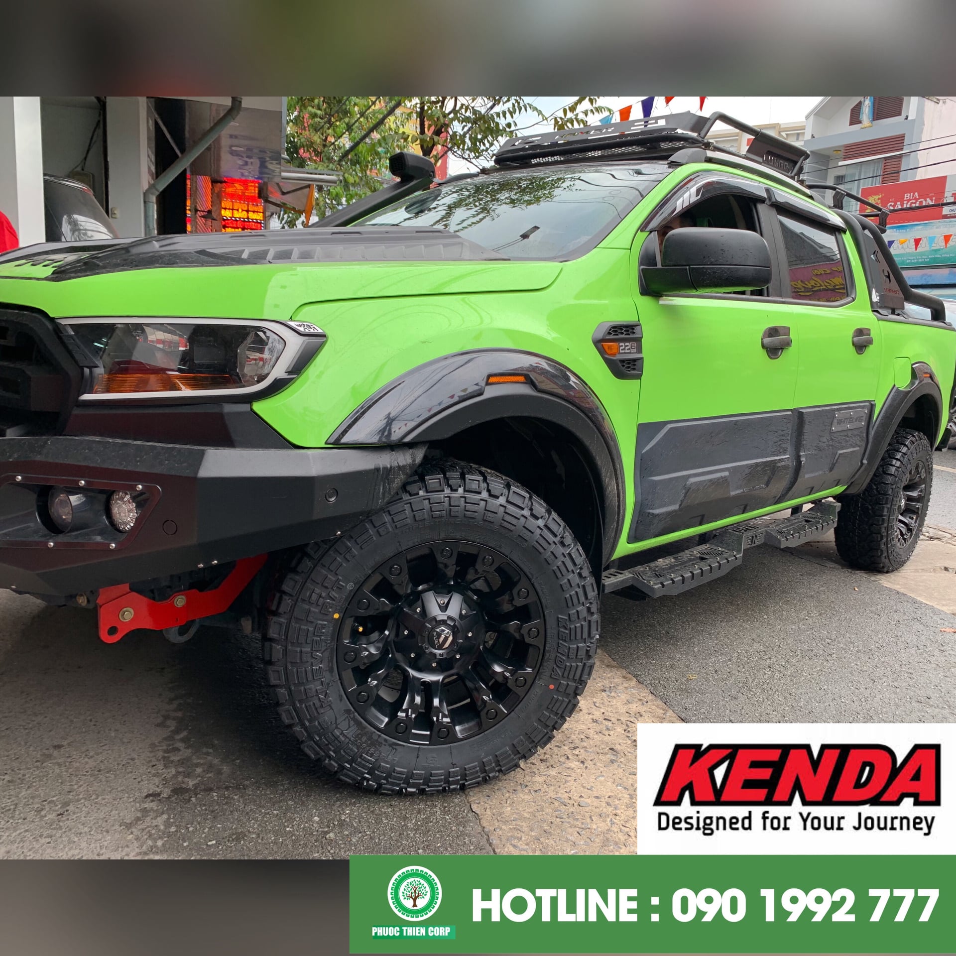 Review : Độ lốp offroad 265/65R17 Kenda KR601 (RT) cho Ford Ranger