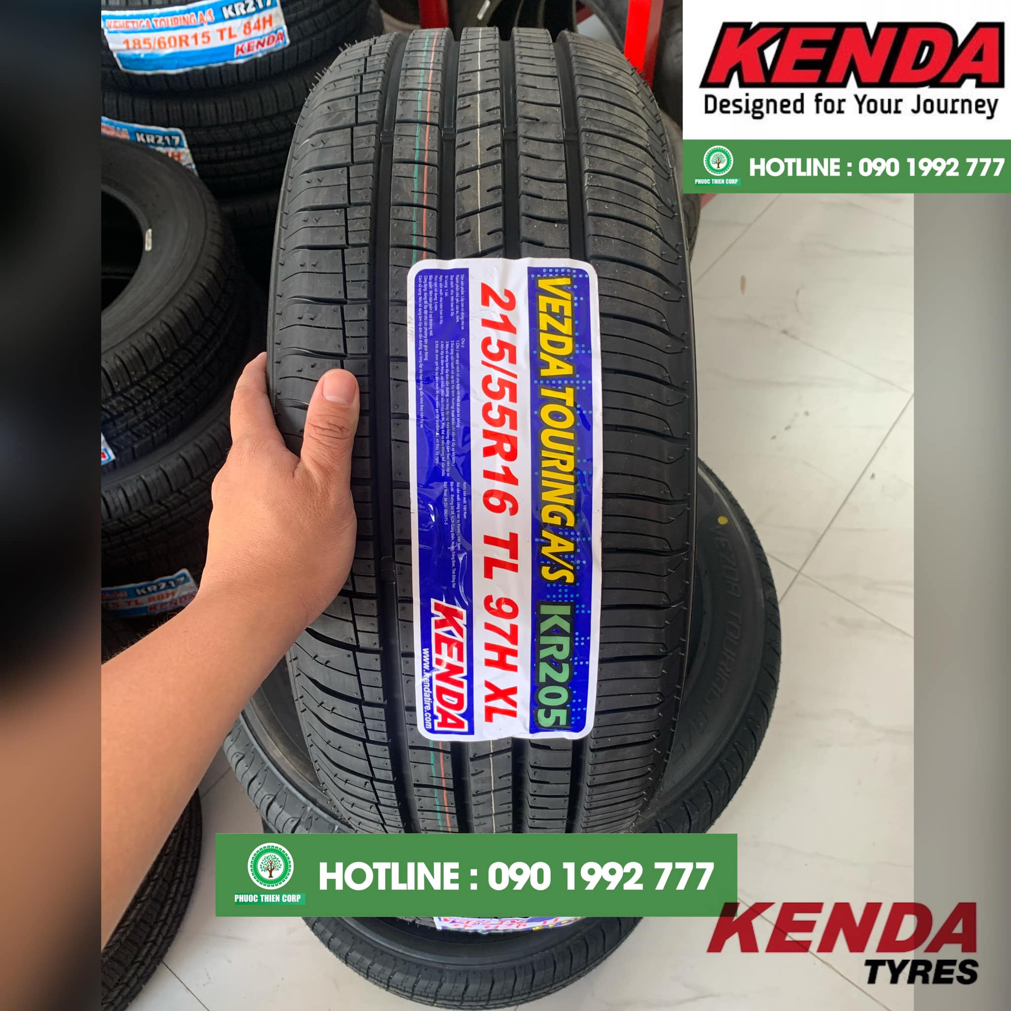 Gợi ý : Thay lốp 215/55R16 KENDA cho xe Honda Civic