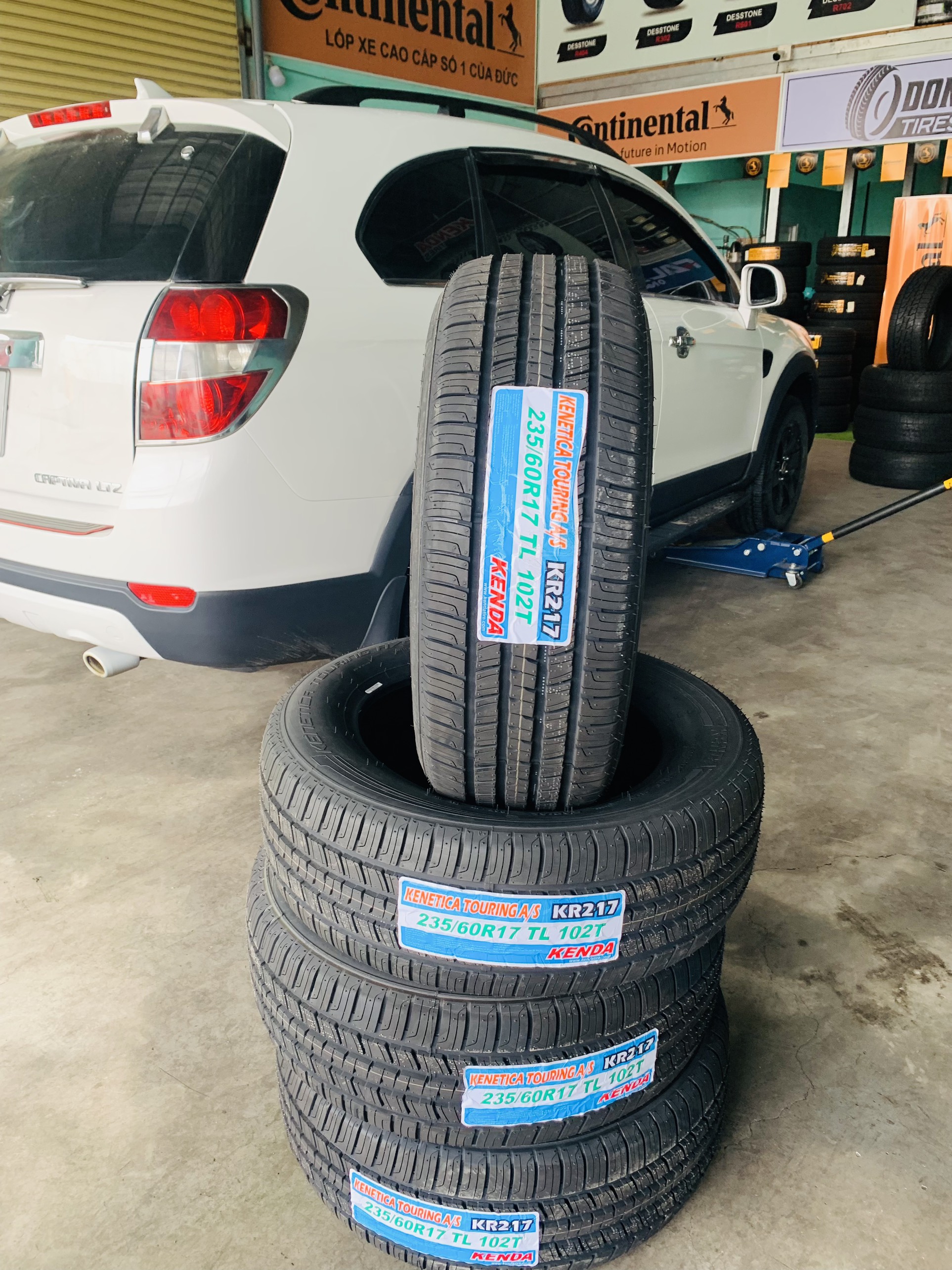 Review : Chevrolet Captiva thay lốp 235/60R17 Kenda KR217 (Hàng xuất khẩu USA chính hangc)