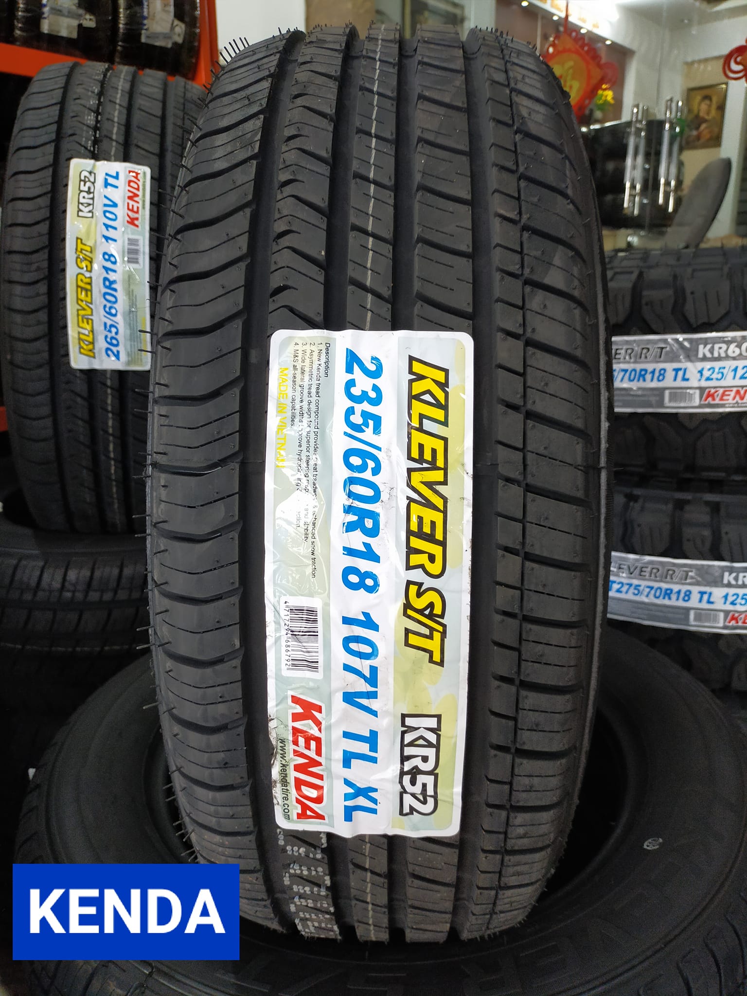 Gợi ý : Thay lốp 235/60R18 Kenda KR52 cho xe Honda CRV