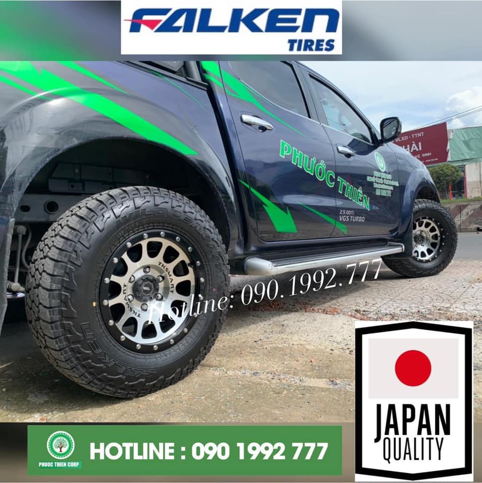 Độ lốp offroad 255/70R16 Falken Wildpeak AT3W cho Nissan Navara
