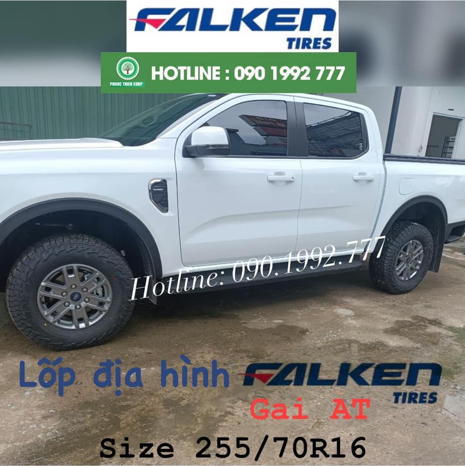 REVIEW : Độ lốp địa hình 255/70R16 Falken Wildpeak AT3W cho Ford Ranger XLS 2023