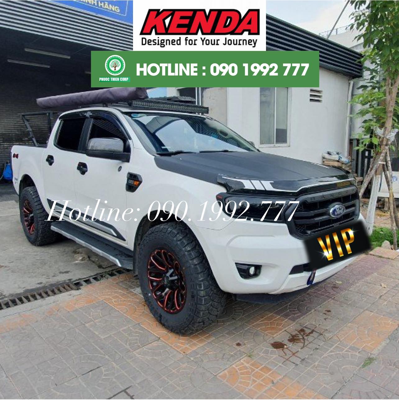 Review : Độ lốp offroad 275/70R18 Kenda KR601 (Gai RT) cho Ford Ranger Wildtrack