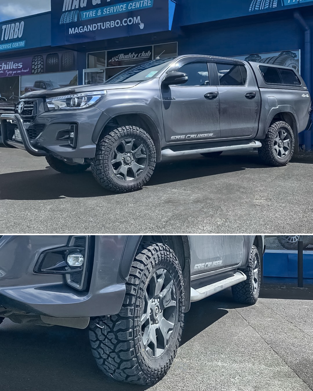 ĐỘ LỐP OFFROAD 265/65R17 KENDA RT CHO TOYOTA HILUX