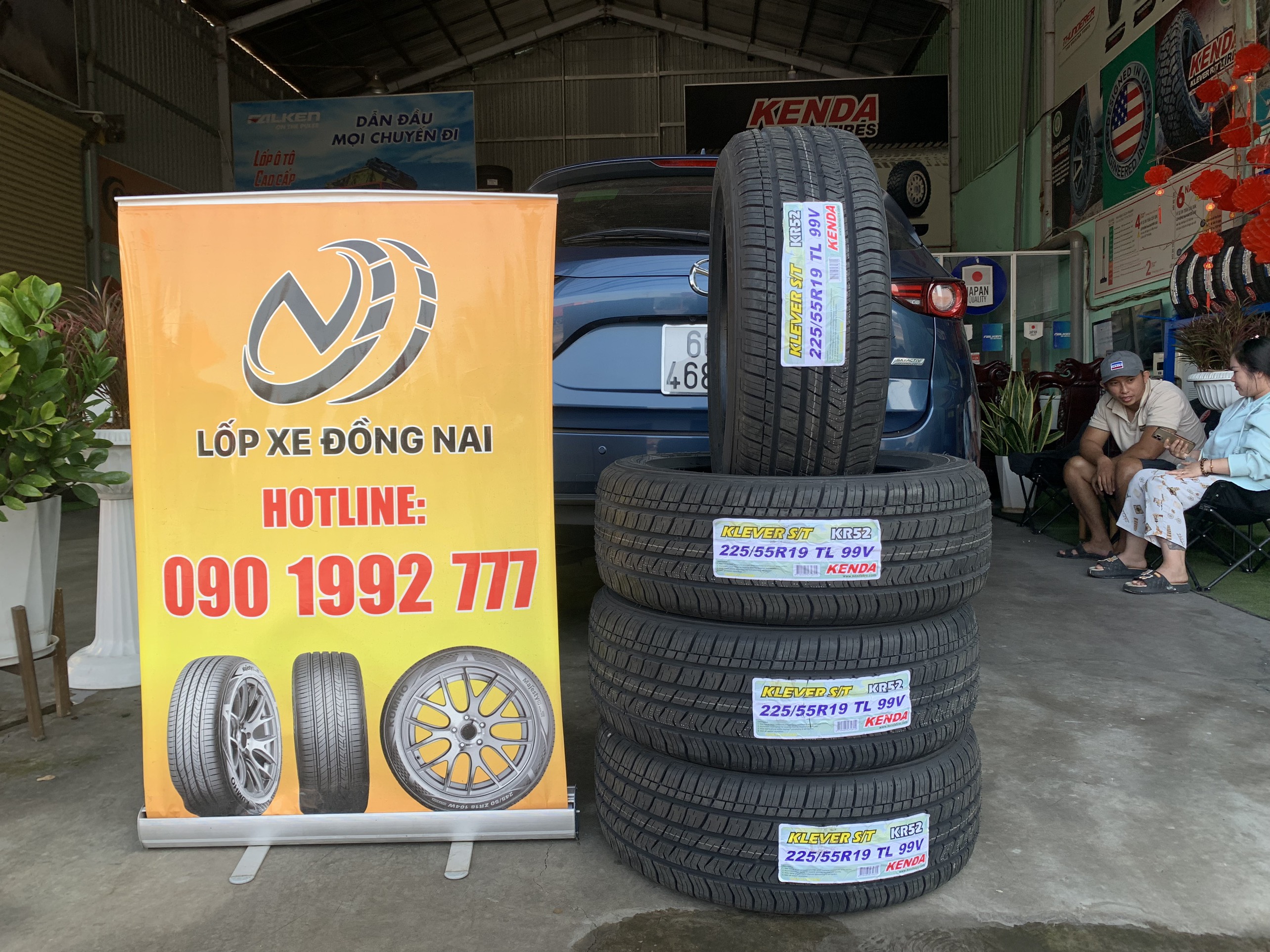 Review : Xe Mazda CX5 thay lốp 225/55R19 Kenda Klever S/T KR52