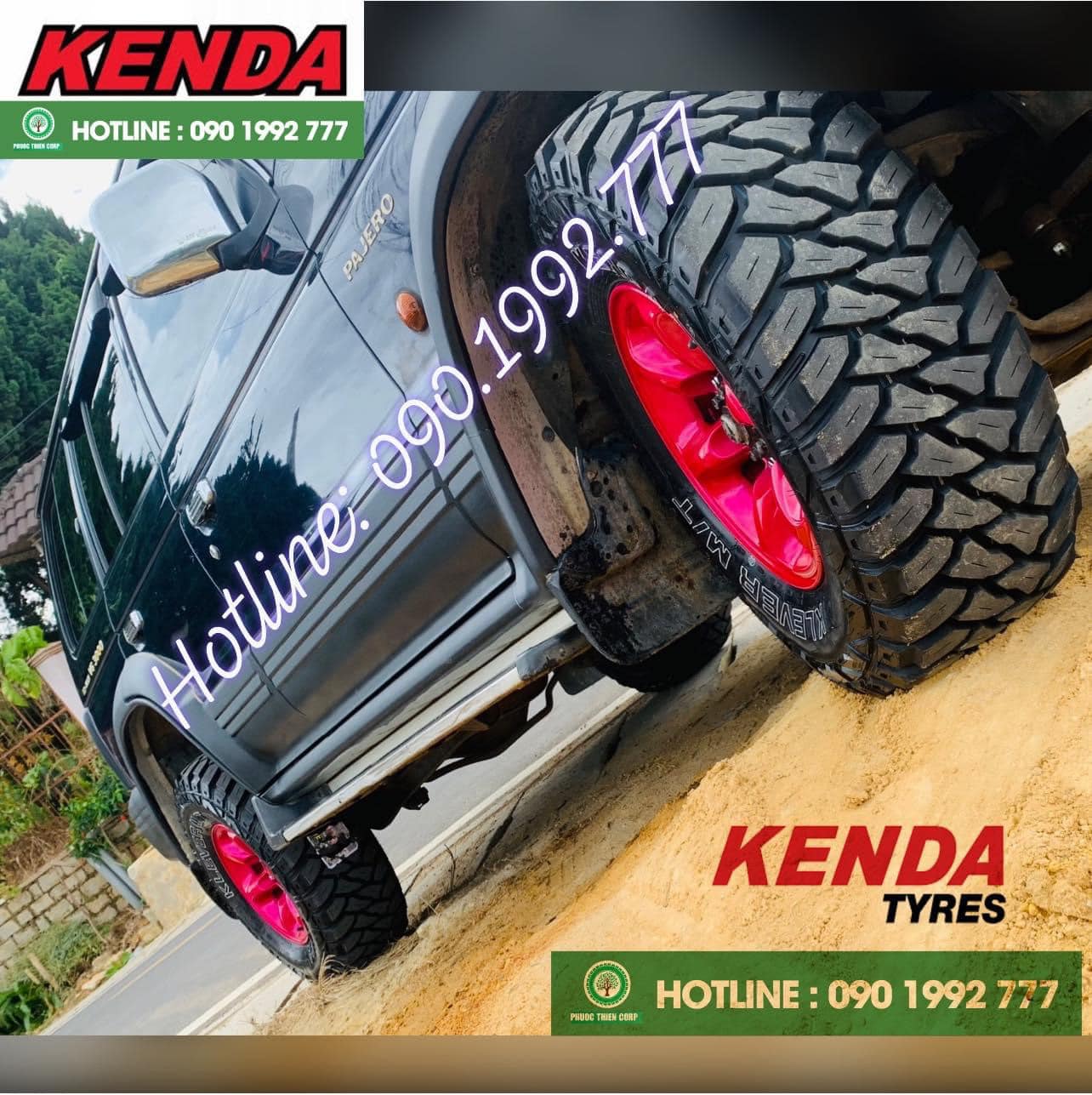 Review : Độ lốp offroad 31x10.50R15 Kenda KR29 (MT) cho Mitsubishi Pajero