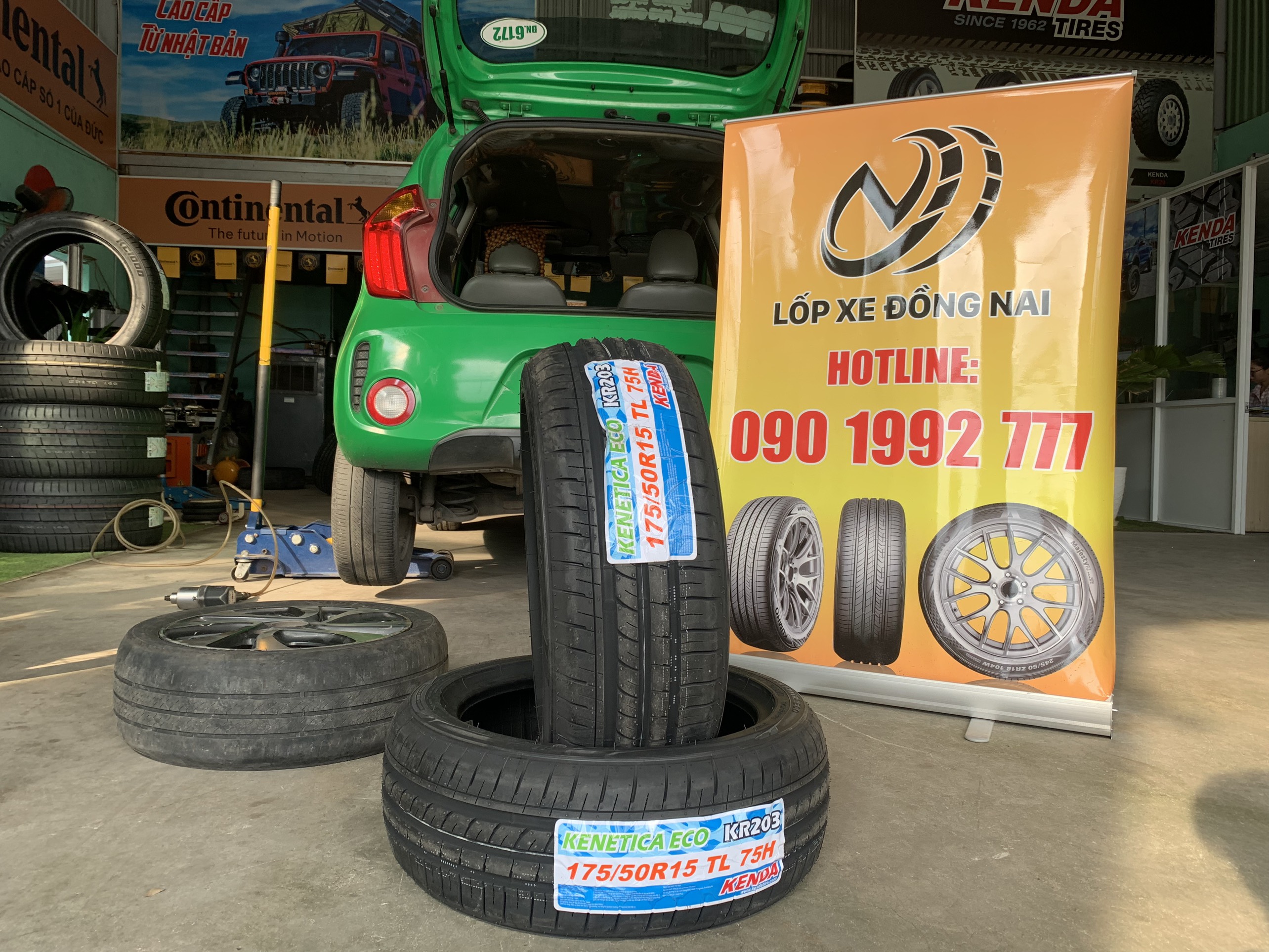 Review : Kia Morning thay lốp 175/50R15 Kenda Kenetica KR203 Đài Loan