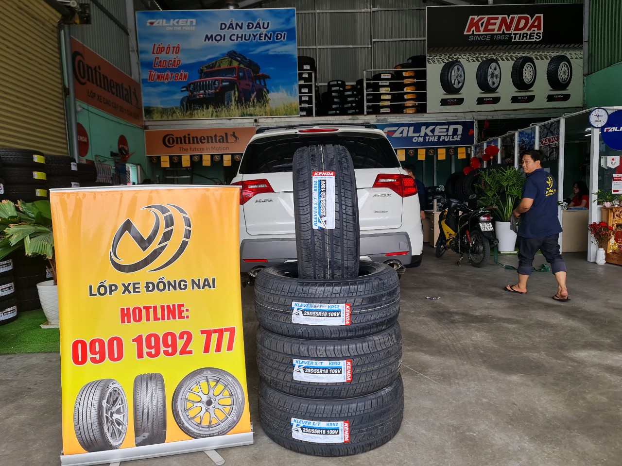 Review : Honda Acura MDX thay lốp 255/55R18 Kenda Klever S/T KR52