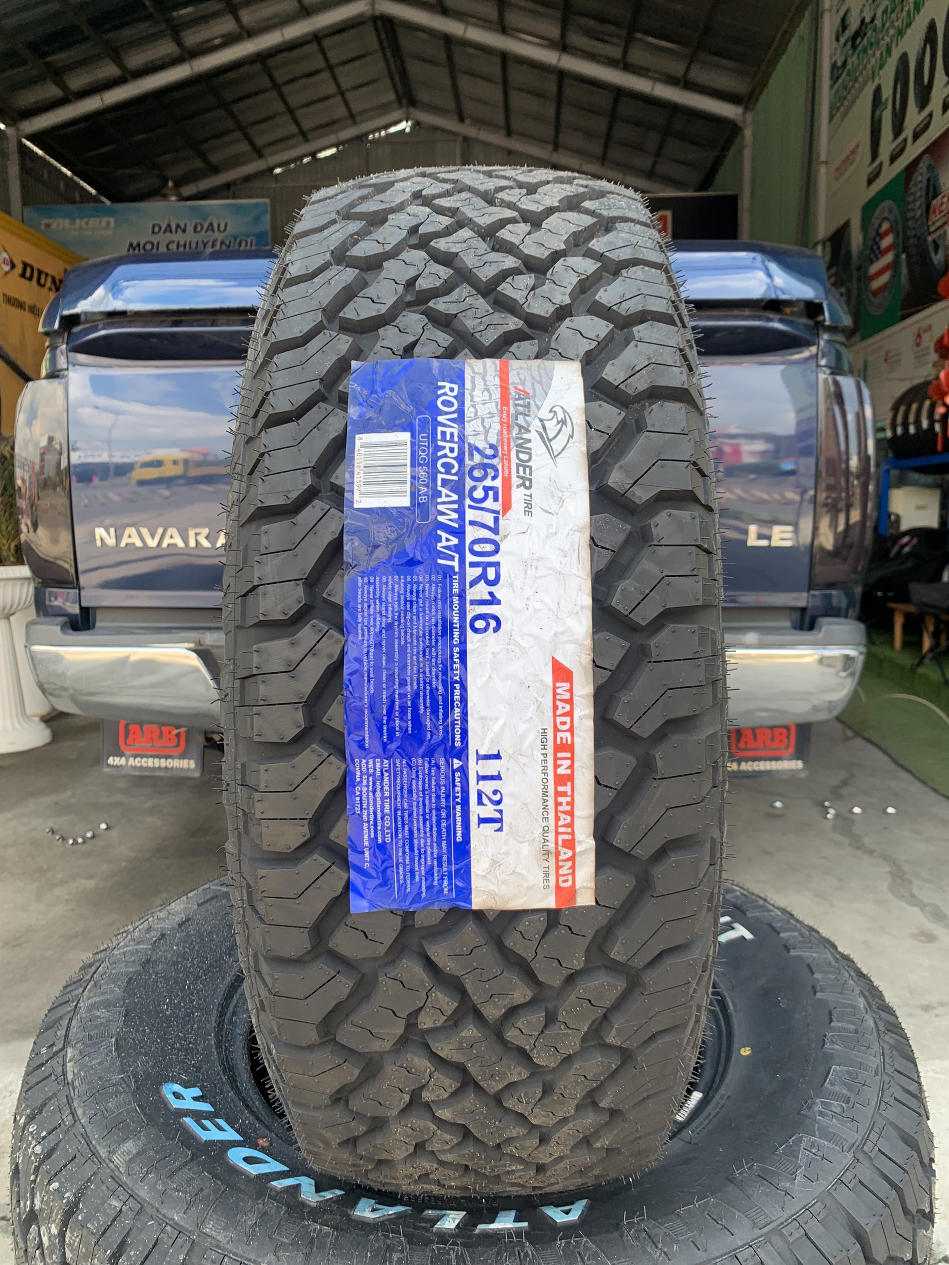 REVIEW : Bán tải Nissan Navara EL thay lốp địa hình 255/70R15 Atlander Roverclaw A/T