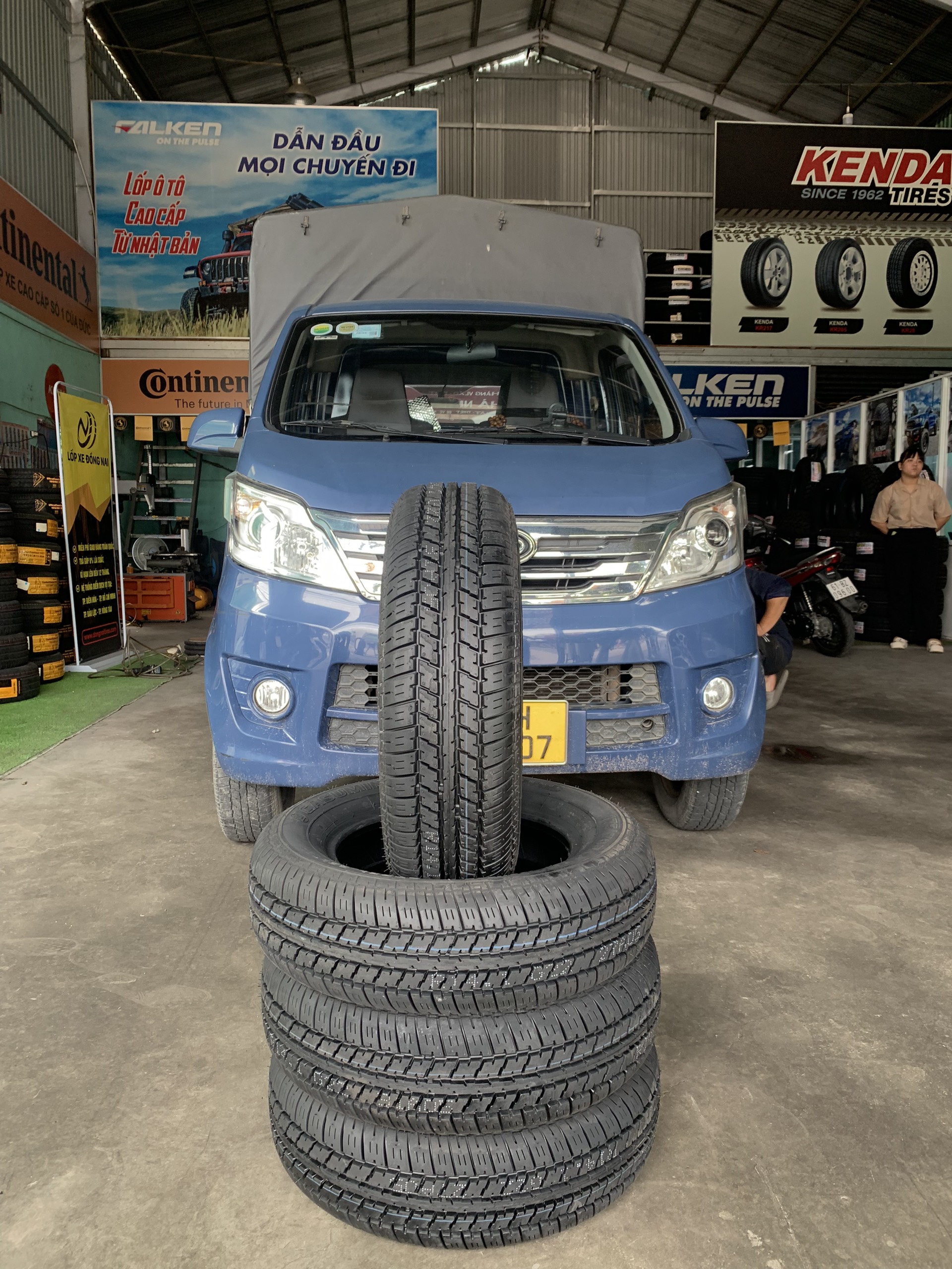 REVIEW : Xe tải Tera 100 thay lốp 175/70R14 Casumina 10Pr