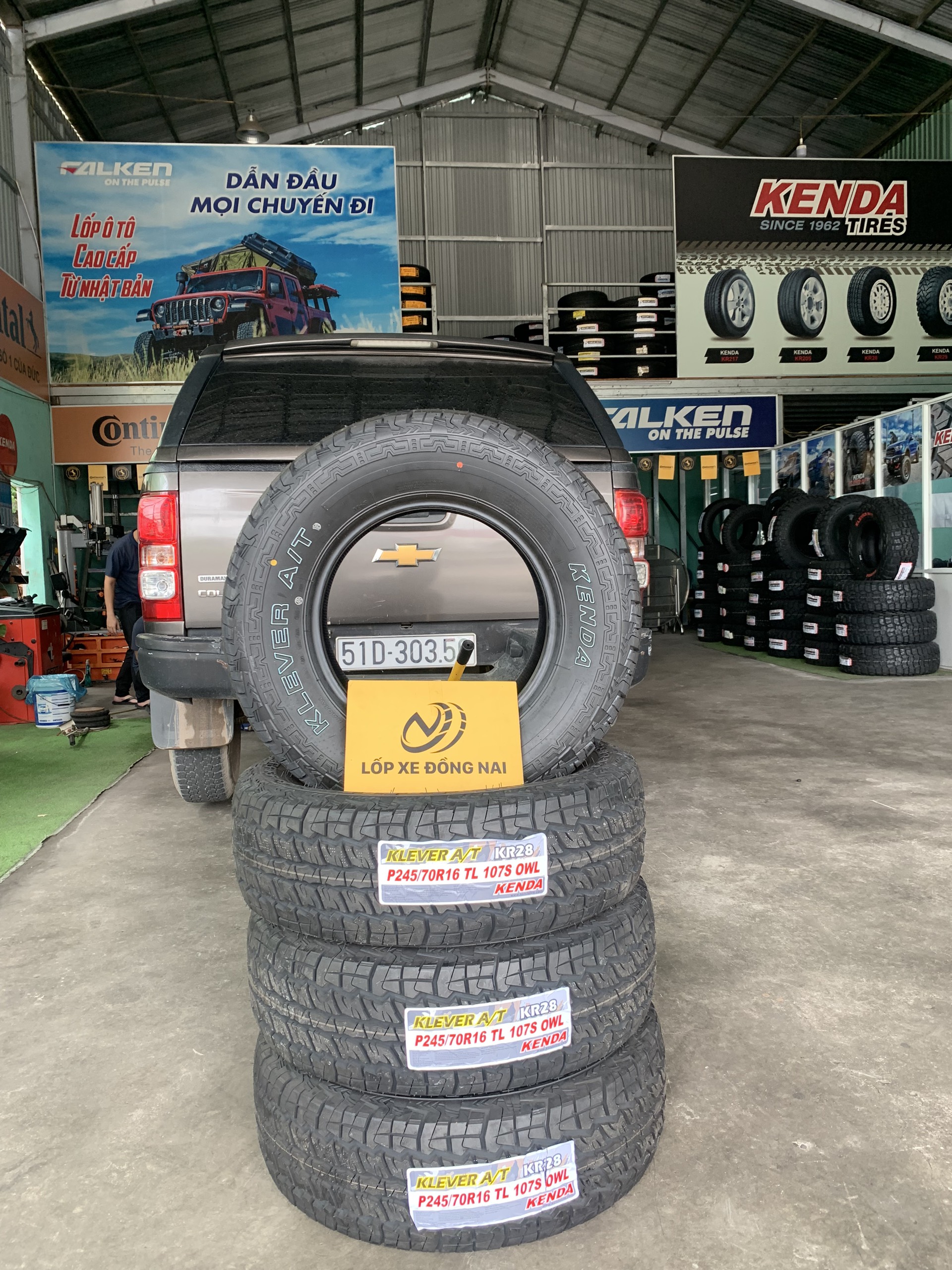 REVIEW : Chevrolet Colorado thay lốp 245/70R16 Kenda Klever KR28 A/T
