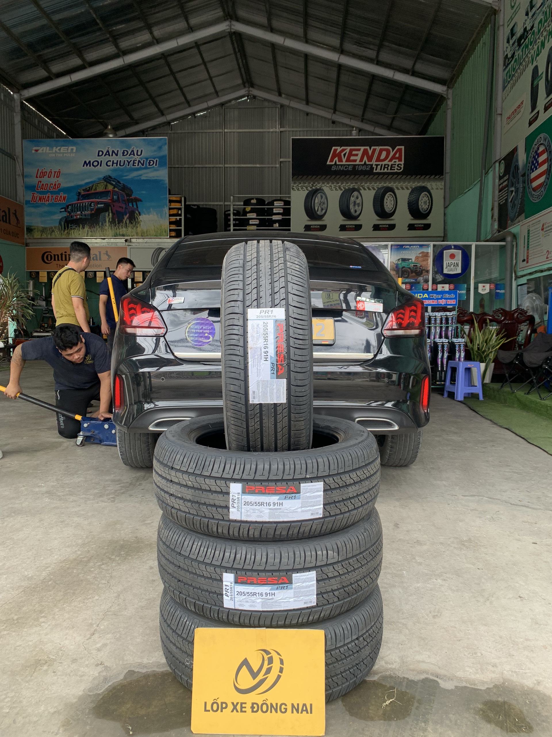 REVIEW ; Xe MG5 thay lốp 205/55R16 Presa PR1