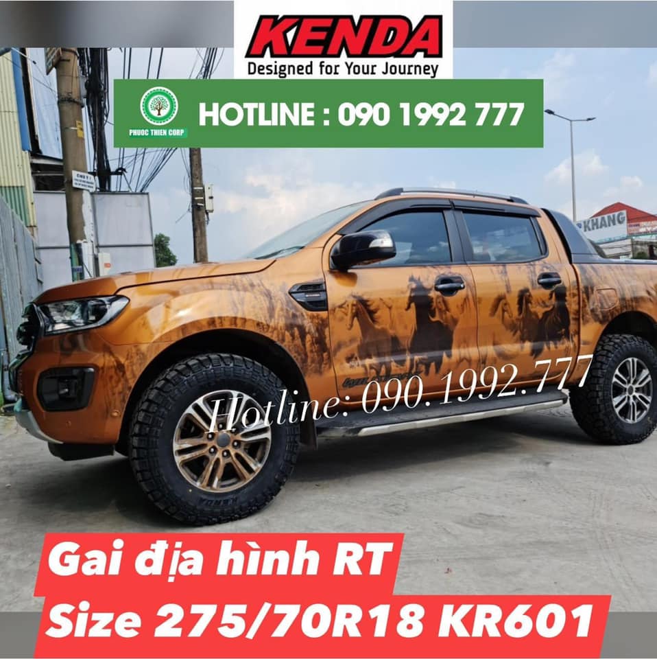 Gợi ý : Độ lốp offroad 275/70R18 Kenda KR601 gai RT cho bán tải Ford Wildtrack