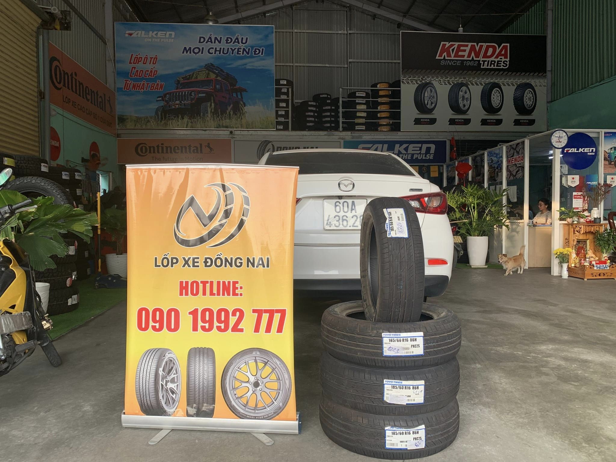 TƯ VẤN : Thay lốp xe Mazda 2 chính hãng ở Nhơn Trạch